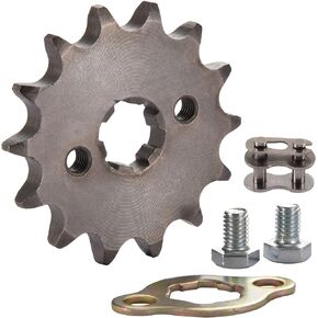 WOOSTAR Motorcycle 428-13T Front Sprocket 17mm for 50cc 70cc 90cc 110cc 125cc Dirt Pit Bike Mini Bike ATV 4 Wheeler Moped