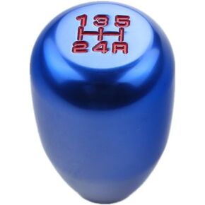 DEWHEL 5 Speed Manual Gearbox Shift Knob M12x1.25 Screw On Aluminum Black