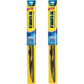 Rain-X 820153 WeatherBeater Wiper Blades, 19" Windshield Wipers (Pack Of 2), Automotive Replacement Windshield Wiper Blades That Meet Or Exceed OEM Quality And Durability Standards