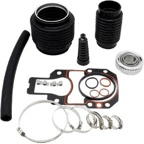 30-803099T1 Transom Repair Kit for MerCruiser Sterndrive Alpha One Gen 2 Outdrive with Seal Gimbal Bearing Exhaust Bellow Hose Clamp Outboard Boat Engine Replacement Parts Sierra 18-8206