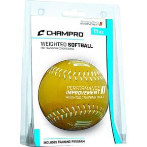 CHAMPRO Weighted Training Softball, Retail Package