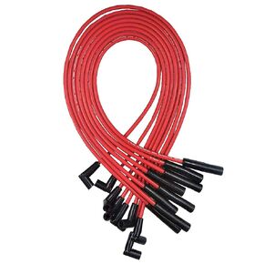 A-Team Performance - Silicone 8.0 mm Spark Plug Wires Set Ignition Accessories Automotive Wire Kit - Compatible with AMC Jeep V8 290 304 343 360 390 401, Red - Durable to Withstand Wear and Tear