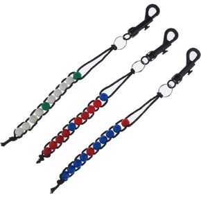 3 Pack Golf Beads Count Stroke Score Counter