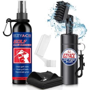 Golf Club Cleaner, Golf Club Cleaning Kit - Golf Club Brush & Golf Towel, Golf Brush Holds 5 Ounces of Water Anti Leak, Keep Your Club in, Golf Club Bag Accessories Golf Gifts for Men in Kuwait