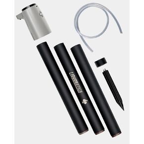 Pins & Aces Golf LiquorStick 2.0 - موزع مشروبات كهربائي، قابل لإعادة الشحن، من الفولاذ المقاوم للصدأ - يحمل ما يصل إلى 750 مل - احتفظ بمشروبك البارد في كل حقيبة جولف. تصميم جديد ومحسن!