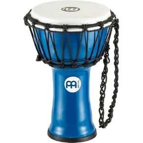 Meinl Percussion Junior Djembe Hand Drum Circle Instrument, Synthetic Shell and Head — NOT Made in China — Compact Size Rope Tuned, 2-Year Warranty (JRD-TA)