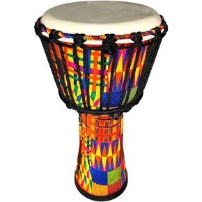 TAOSKNE Hand Drum, Djembe, Bongo, Congo,Easy to learn and portable， Suitable for Beginners and Professional Drummers(Blue)