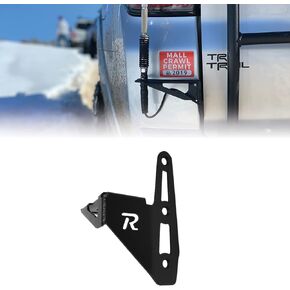 Rago Fabrication CB & Whip Flag Mount لـ 2010-2023 Toyota 4Runner الجيل الخامس | صنع في الولايات المتحدة الأمريكية | مثبت على الباب الخلفي (جانب السائق)