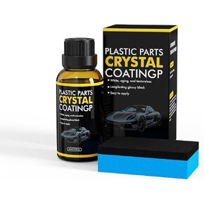 Plastic Restorer for Cars, Ceramic Coating Black Trim Restoration, Plastic Trim Restorer for Automotive Exterior and Interior, Resists Water, UV Rays, Dirt