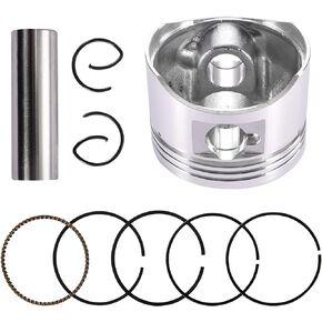 GOOFIT 52.4mm Bore Piston Rings Assembly Replacement for 110cc Taotao Sunl Coolster SSR Dirt Bikes Go Karts ATV