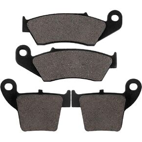 Brake Pads Front and Rear for Honda CR125R 2002-2007, CR250R 2002-2007, CRF250R/CRF250X 2004-2017, CRF450RX 2017, CRF450X 2005-2017, CRF450R 2002-2016