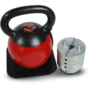 Stamina X Kettle Versa-Bell - 36 lbs Strength Training Kettlebell - Adjustable Kettlebell Weights with Smart Workout App - Kettlebell Weights for Home Workout