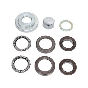 Steering Bearing,9pcs Motorcycle Steering Bearing Kit Aluminium Alloy Steering Stem Head Roller Bearing Replacement for CRF50 Z50 Z50R