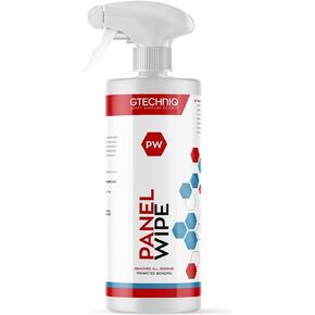 Gtechniq - PW Panel Wipe - Easily Remove All Polish Residue from Vehicle Paintwork; Prepare Panels for Application of Chemically Bonding Coatings; Leaves Decontaminated Surface (500 milliliters)