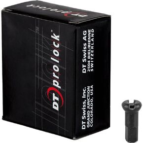 DT Swiss Pro Lock Pro Head 2.0 x 12mm Black Brass Nipple, Box of 100