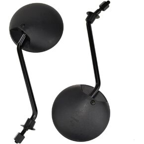 8mm Motorcycle GY6 Scooter Rearview Mirrors for 50cc Moped Tomos A35 Sprint Targa LX TT Colibr GY6 150cc 250cc 157QMJ 1P57QMJ Honda Ruckus Kymco Agility Parts Black