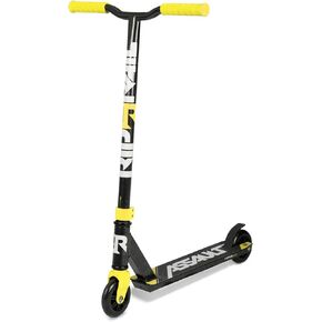 Assault Stunt Scooter Finished in Black/Yellow with Alloy Deck and ABEC-7 Bearings