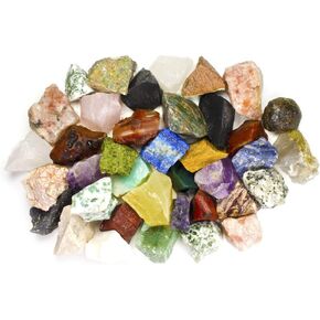 Fantasia Materials: 2 lbs of Bulk Rough India Stone Mix