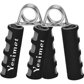 2 Pack Hand Grip Strengthener Set,Finger Gripper- Soft Foam Hand Exerciser for Quickly Increasing Wrist Forearm and Finger Strength