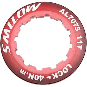 حلقة قفل من سبائك الألومنيوم AL7075 لملحقات دراجة الطريق MTB 11T، باللون الأحمر in Kuwait