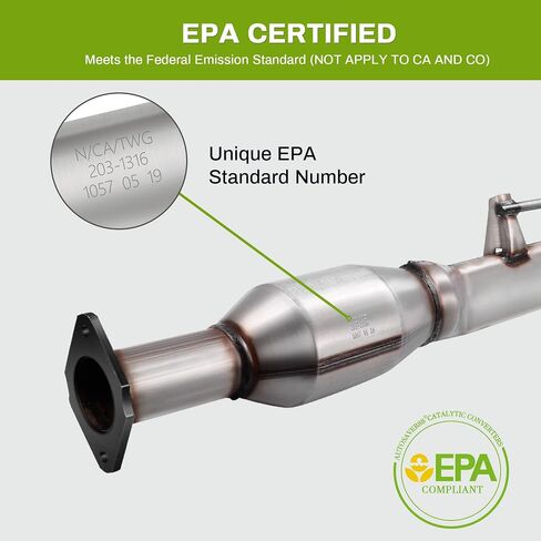AUTOSAVER88 Catalytic Converter Exhaust Manifold w/Gasket Compatible with 2007 2008 2009 2010 2011 2012 2013 Altima 2.5L Stainless Steel Direct-Fit (EPA Compliant) in Saudi Arabia