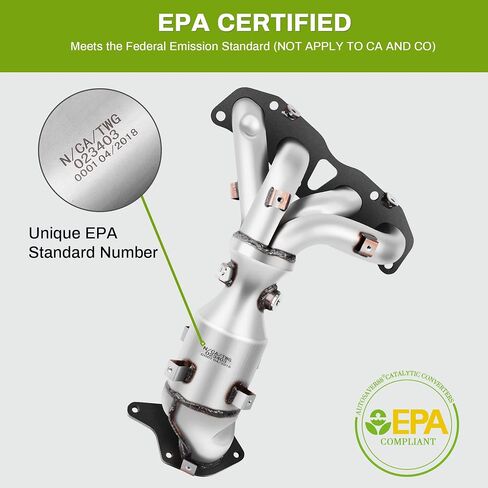 AUTOSAVER88 Catalytic Converter Exhaust Manifold w/Gasket Compatible with 2007 2008 2009 2010 2011 2012 2013 Altima 2.5L Stainless Steel Direct-Fit (EPA Compliant) in Saudi Arabia