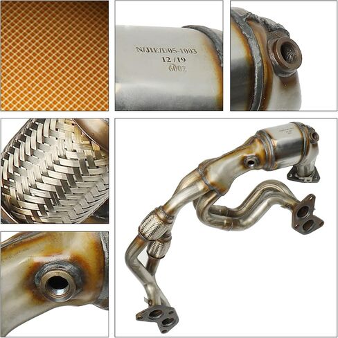 MAYASAF Catalytic Converter w/Gasket Kit Exhaust Manifold [2.5L] for Subaru 2006-2010 Forester/ 2006-11 Impreza/ 2006-09 Legacy/ 2006-09 Outback, for Saab 2006 9-2X 2.5L(EPA Compliant) in Saudi Arabia