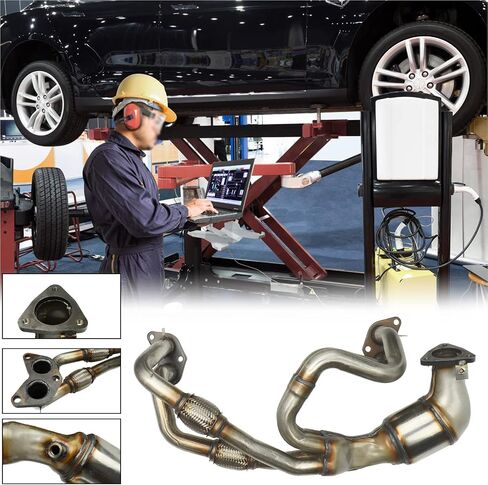 MAYASAF Catalytic Converter w/Gasket Kit Exhaust Manifold [2.5L] for Subaru 2006-2010 Forester/ 2006-11 Impreza/ 2006-09 Legacy/ 2006-09 Outback, for Saab 2006 9-2X 2.5L(EPA Compliant) in Saudi Arabia