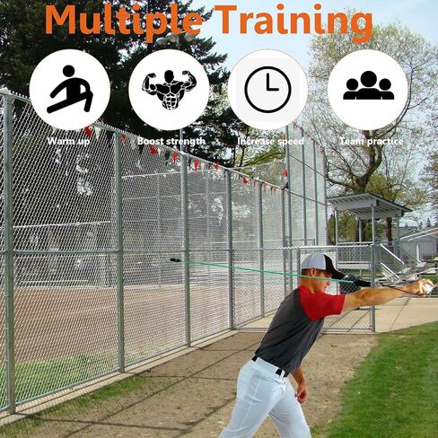Baseball Resistance Trainer,Baseball Training Equipment,Softball Training Aid with Interchangeable Grips to Build Arm Strength,Baseball Throwing Trainer in Saudi Arabia