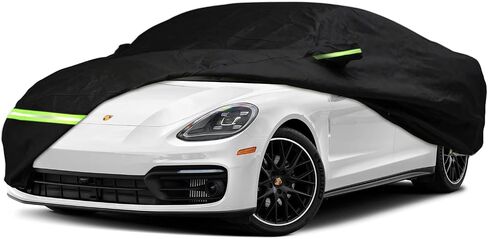 Waterproof Car Cover for 1997-2022 Porsche 718 Boxster/Cayman 986/987/981 Car Cover Custom Fit 100%Waterproof Windproof Strap & Single Door Zipper Bands for Snow Rain Dust Protection (718) in Saudi Arabia