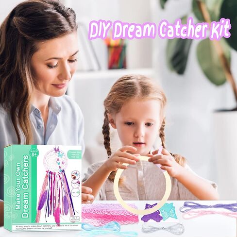 DIY Dream Catcher Kit, Make Your Own Dream Catchers for Kids, Macrame Hanging Wall Decor Art, Teenage Boys and Girls in Saudi Arabia