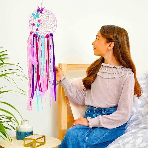 DIY Dream Catcher Kit, Make Your Own Dream Catchers for Kids, Macrame Hanging Wall Decor Art, Teenage Boys and Girls in Saudi Arabia