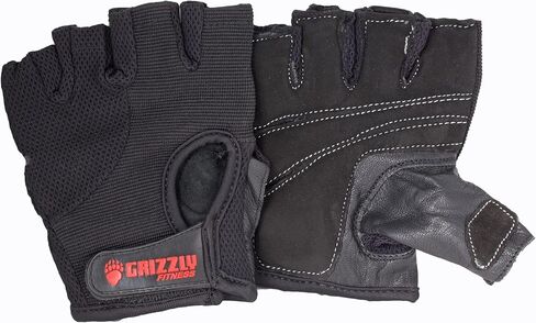 Grizzly Fitness Men's Ignite Weightlifting Exercise Gloves - Medium Black in Saudi Arabia