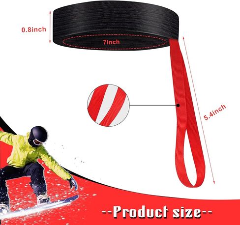 8 قطع من القفازات الرياضية، حزام أمان، قفاز تزلج مرن، حزام معصم لتعليق القفازات، ملحقات مثالية للتزلج، والتزلج على الجليد، وتسلق الجبال in Kuwait