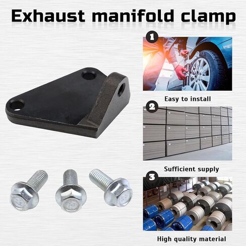 مشبك إصلاح مشعب العادم يناسب 1999-2018 إسكاليد أفالانش إكسبرس سيلفرادو سوبربان تاهو سافانا سييرا يوكون العمود الفقري H2 917-107 11518860 in Kuwait