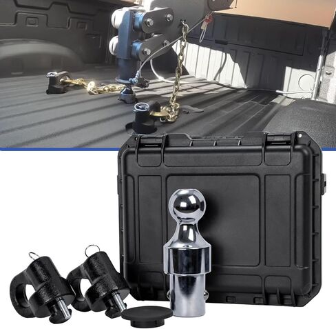 طقم كرة وصلة ربط معقوفة بنظام Puck، طقم وصلة ربط معقوفة (استبدال 60692,31000 رطل)، مناسب لـ 2016-2020 Silverado/GMC Sierra 2500/3500HD، Nissan Titan XD؛2013-2021 Ford F-250/350 Super Duty in Kuwait