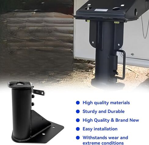 12"-17" Adjustable 5th Wheel RV to Gooseneck Adapter Hitch to Gooseneck 2 5/16" Ball，24,000 Pound Rating Adapter Hitch to Gooseneck for RV Camper. in Saudi Arabia