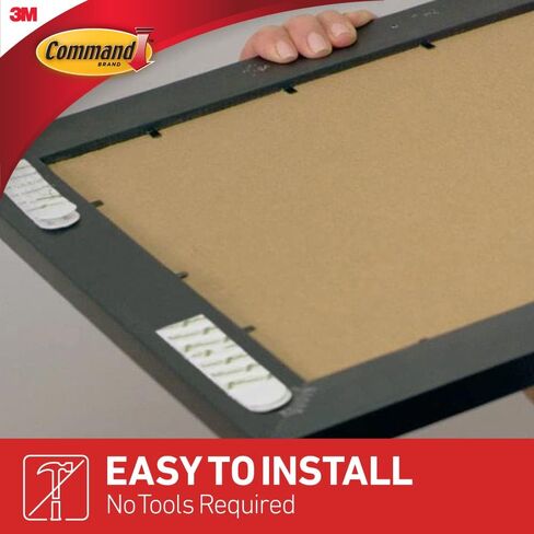 Command White 12 lb Picture Hanging Strips, Decorate Damage-Free, Indoor Use (17201-4PK-ES) in Saudi Arabia