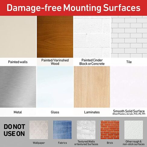 Command White 12 lb Picture Hanging Strips, Decorate Damage-Free, Indoor Use (17201-4PK-ES) in Saudi Arabia