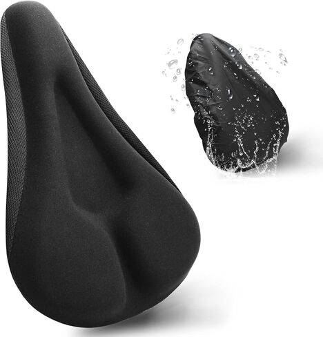 غطاء وسادة مقعد الدراجة ضيق للطرق والجبال ودراجات الأطفال مع غطاء مقاوم للماء وغطاء وسادة إضافي للدراجة in Kuwait