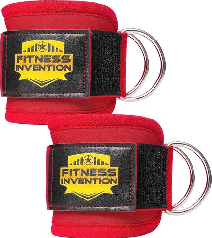 Ankle Straps for Cable Machines - Ergonomic Ankle Straps for Working Out - Glute Kickback Ankle Strap, Ankle Cuffs for Cable Machine, Gym Ankle Strap for Cable Machine, Cable Ankle Attachments for Gym in Kuwait