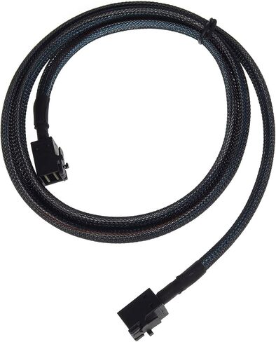 كابل Mini-SAS إلى Mini SAS HD داخلي SFF-8643 إلى SFF-8643 لمحول Mini SAS إلى Sata بطاقة تحكم Raid (طول 1 متر) in Kuwait