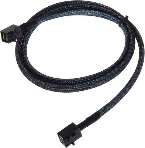 كابل Mini-SAS إلى Mini SAS HD داخلي SFF-8643 إلى SFF-8643 لمحول Mini SAS إلى Sata بطاقة تحكم Raid (طول 1 متر) in Kuwait