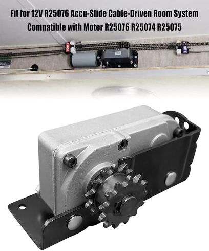 TIKSCIENCE استبدل R25076-1 12V RV علبة التروس المنزلقة مع دعامة تثبيت 13 ضرس أسنان مناسب للمحرك R25076 R25074 R25075 in Saudi Arabia
