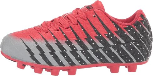 Vizari Unisex-Child Bolt Fg Red/Black/Silver Soccer Shoe in Saudi Arabia