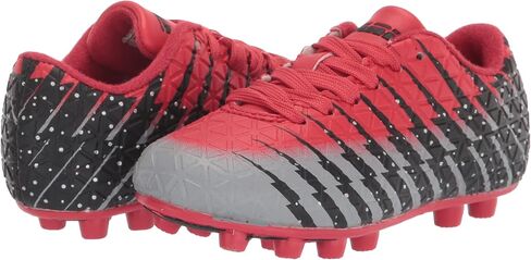 Vizari Unisex-Child Bolt Fg Red/Black/Silver Soccer Shoe in Saudi Arabia