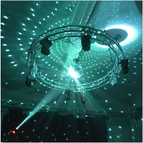 Mirror Disco Ball 6" Cool and Fun Silver Hanging Disco Ball Great for a Party DJ Dance and Music Festivals Stage Lighting Home School Xmas New Year Party Decoration in Kuwait