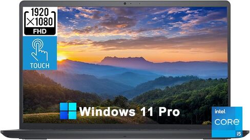 Dell Inspiron 15 3000 3520 Business Laptop Computer[Windows 11 Pro], 15.6'' FHD Touchscreen, Intel i5-1135G7(Beat i7-1065G7), 8GB RAM, 512GB PCIe SSD, Numeric Keypad, SD Card Reader, HDMI, USB, Black in Saudi Arabia