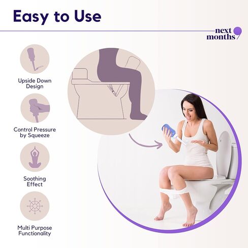 زجاجة بيري - زجاجة بيري سعة 300 مل للعناية بعد الولادة - غسالة الزجاجة رأسًا على عقب لاستعادة العجان - زجاجة الدوش المضغوطة للتهدئة السريعة والإغاثة - زجاجة بيديت بعد الولادة in Kuwait