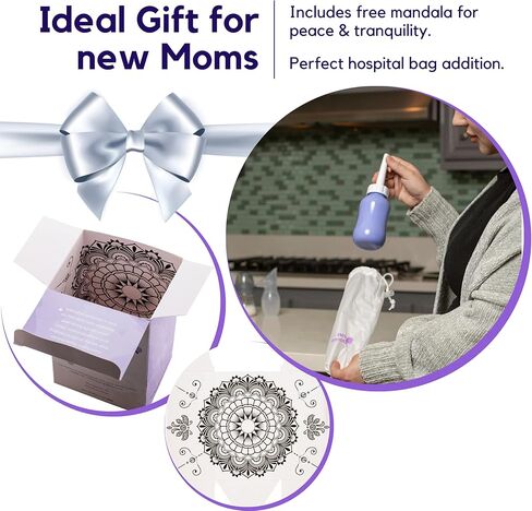 زجاجة بيري - زجاجة بيري سعة 300 مل للعناية بعد الولادة - غسالة الزجاجة رأسًا على عقب لاستعادة العجان - زجاجة الدوش المضغوطة للتهدئة السريعة والإغاثة - زجاجة بيديت بعد الولادة in Kuwait